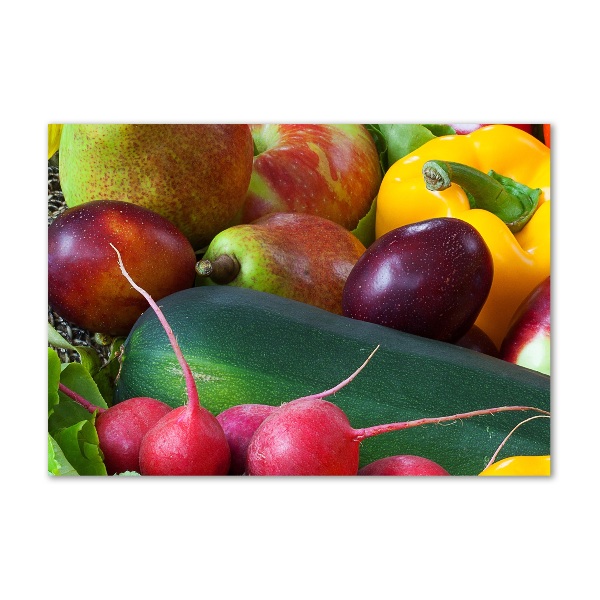 Acrylic print Fruits and vegetables