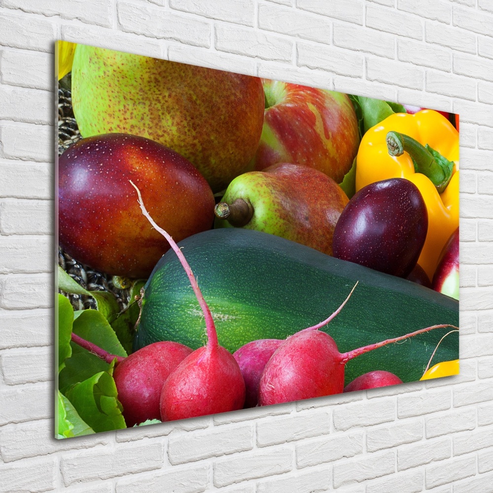 Acrylic print Fruits and vegetables