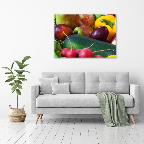 Acrylic print Fruits and vegetables