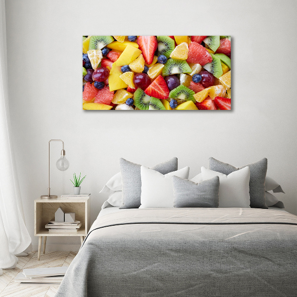 Glass acrylic wall art Chopped fruit