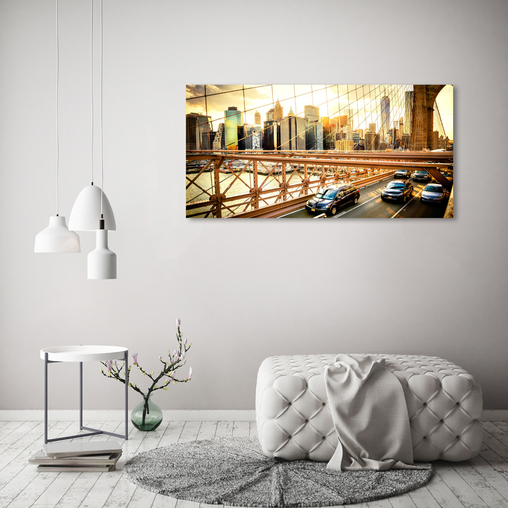 Acrylic wall art Brooklyn bridge