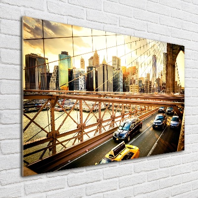 Acrylic wall art Brooklyn bridge