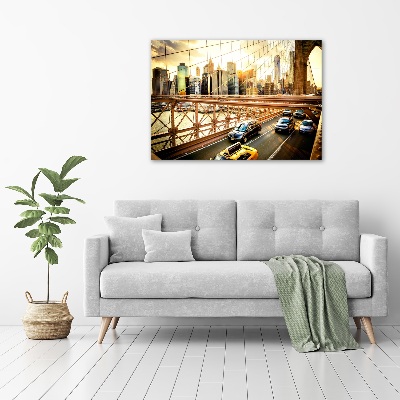 Acrylic wall art Brooklyn bridge