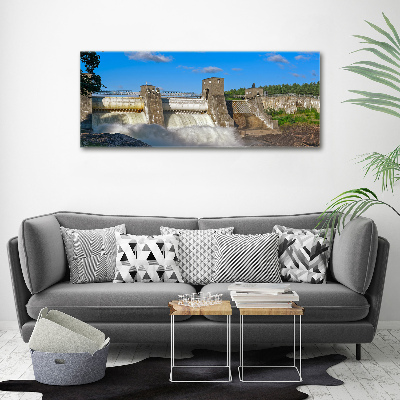 Acrylic print Water dam