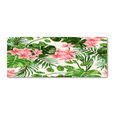 Print on acrylic Floral pattern