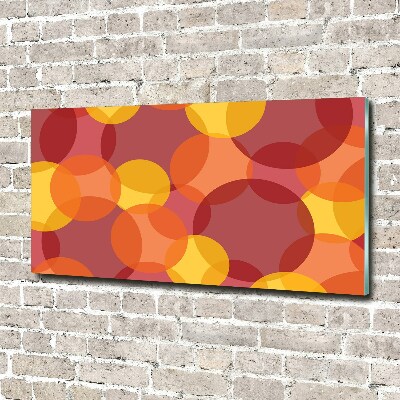 Acrylic wall art Colorful wheels