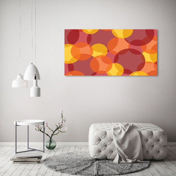 Acrylic wall art Colorful wheels