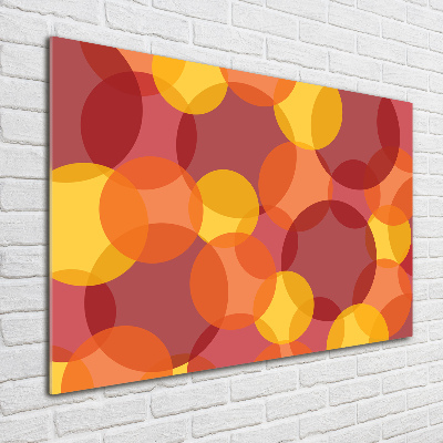 Acrylic wall art Colorful wheels