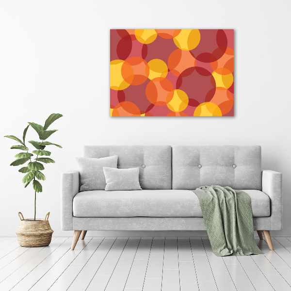 Acrylic wall art Colorful wheels