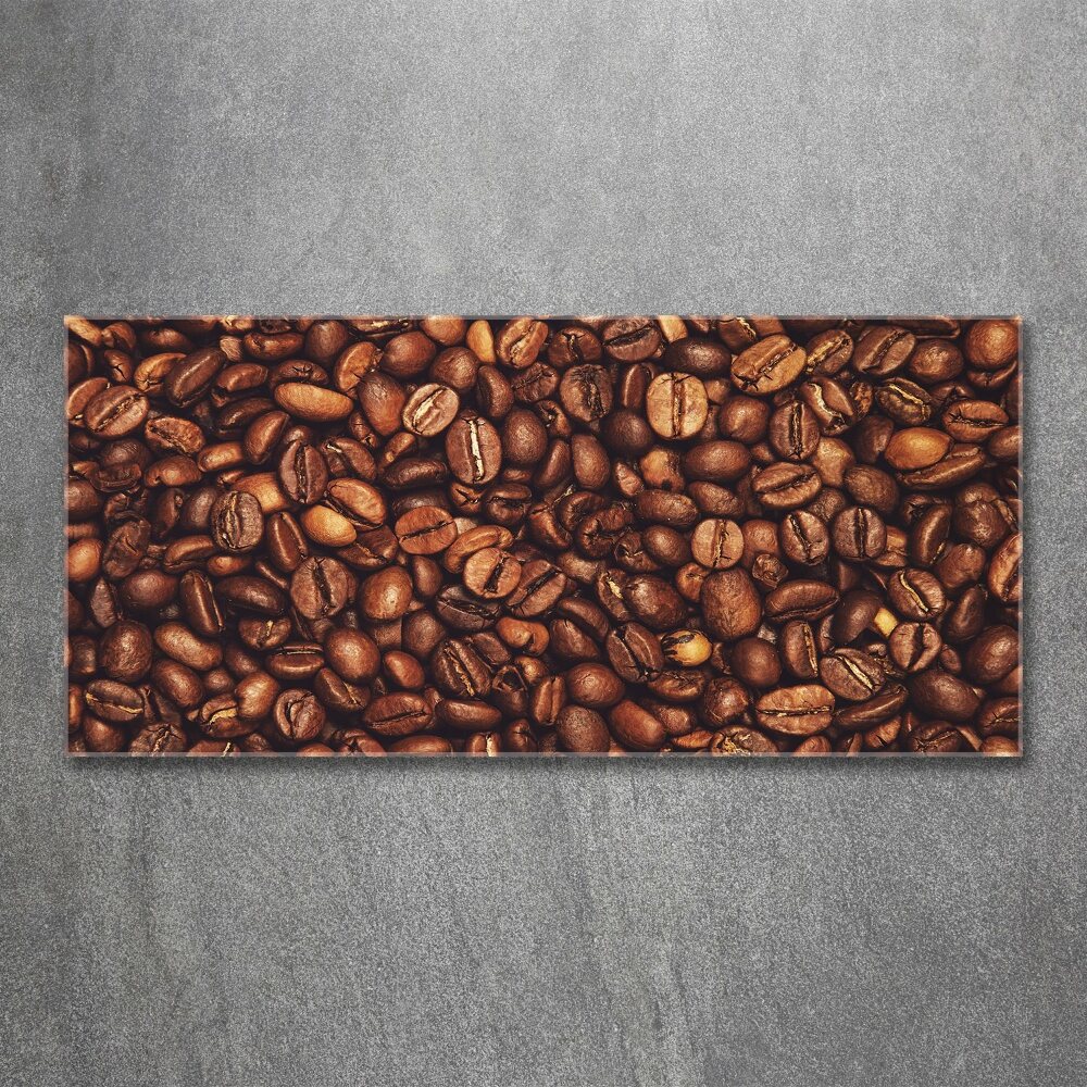 Glass acrylic wall art Coffee beans