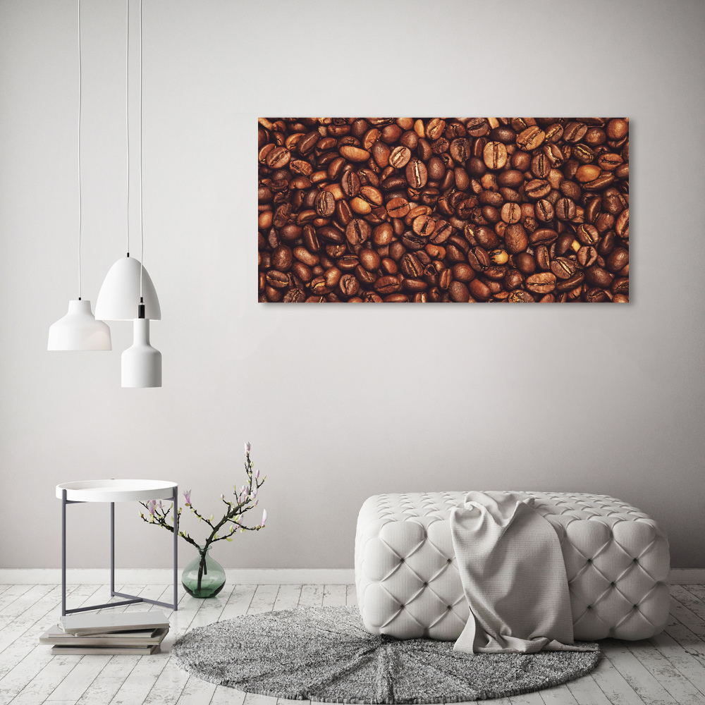 Glass acrylic wall art Coffee beans