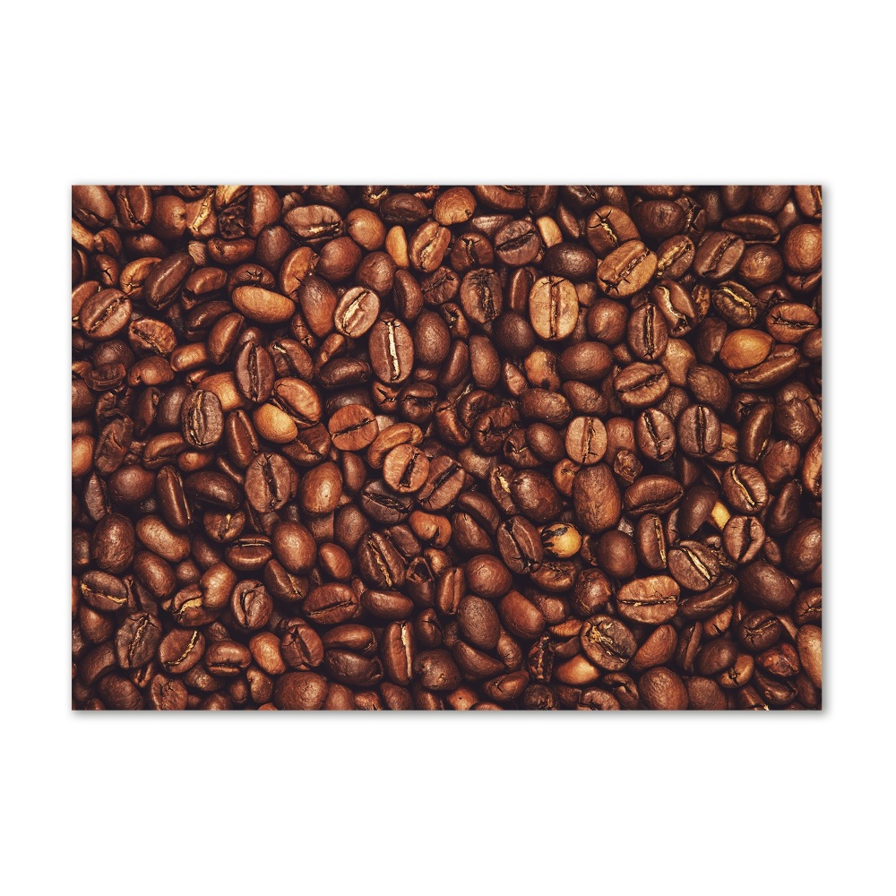 Glass acrylic wall art Coffee beans