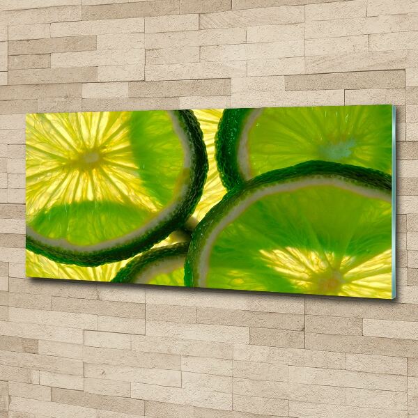 Acrylic wall picture Lime