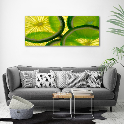 Acrylic wall picture Lime