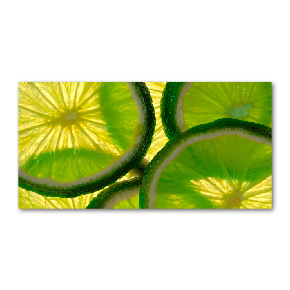 Acrylic wall picture Lime