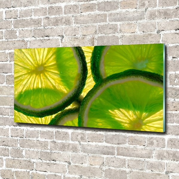 Acrylic wall picture Lime