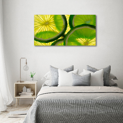 Acrylic wall picture Lime