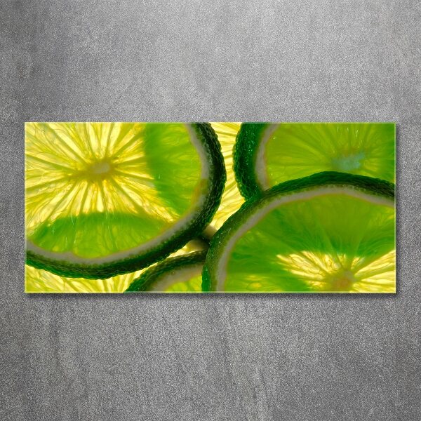 Acrylic wall picture Lime