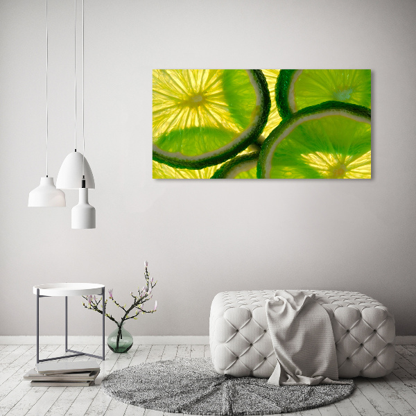 Acrylic wall picture Lime