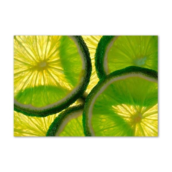 Acrylic wall picture Lime