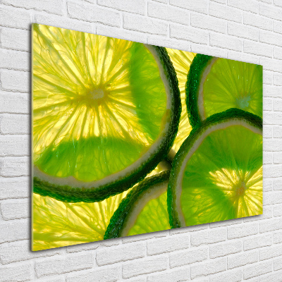 Acrylic wall picture Lime