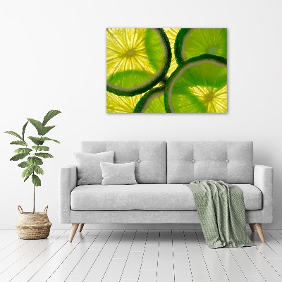 Acrylic wall picture Lime