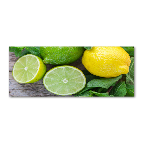 Acrylic wall picture Lime and lemon