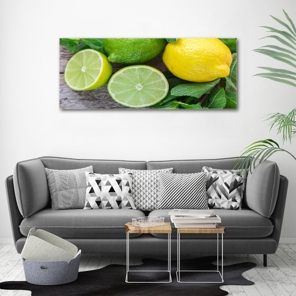 Acrylic wall picture Lime and lemon