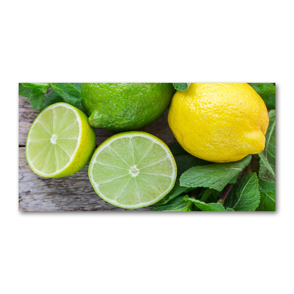 Acrylic wall picture Lime and lemon