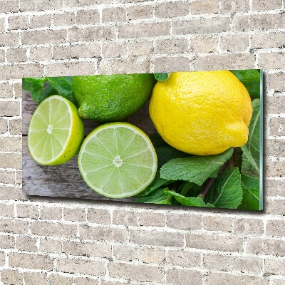 Acrylic wall picture Lime and lemon