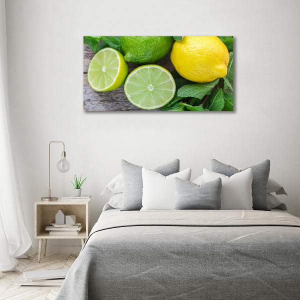 Acrylic wall picture Lime and lemon