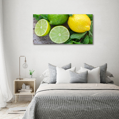 Acrylic wall picture Lime and lemon