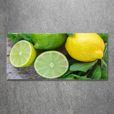 Acrylic wall picture Lime and lemon