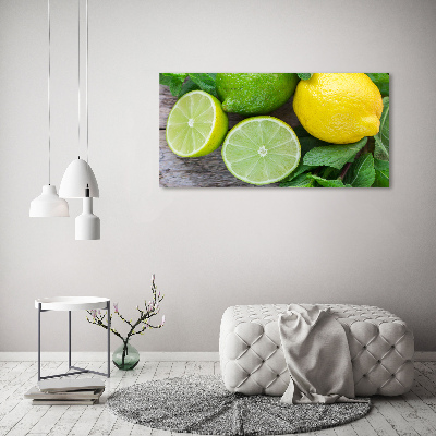 Acrylic wall picture Lime and lemon