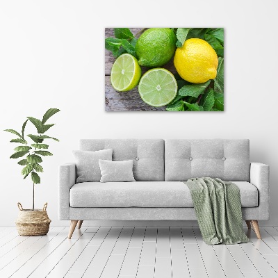 Acrylic wall picture Lime and lemon