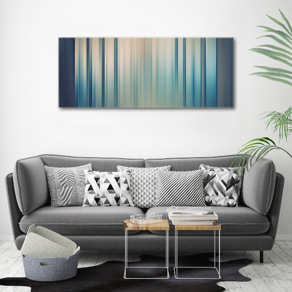 Print on acrylic Blue stripes