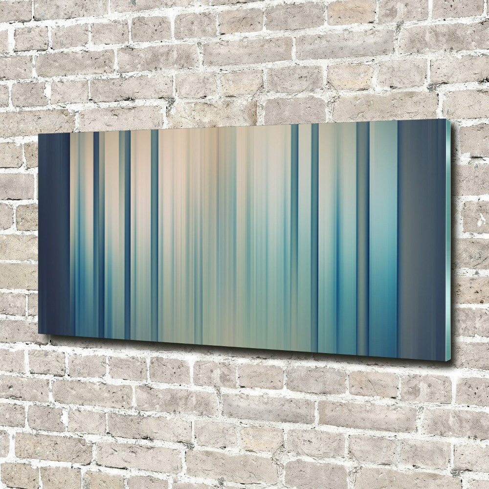 Print on acrylic Blue stripes