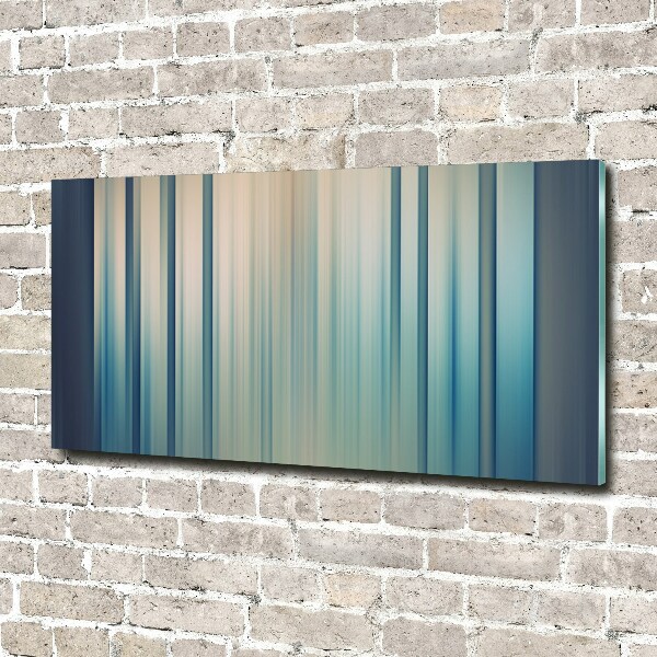 Print on acrylic Blue stripes