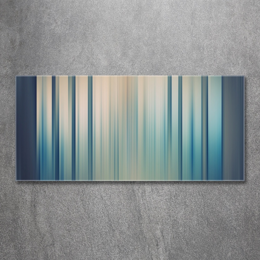 Print on acrylic Blue stripes