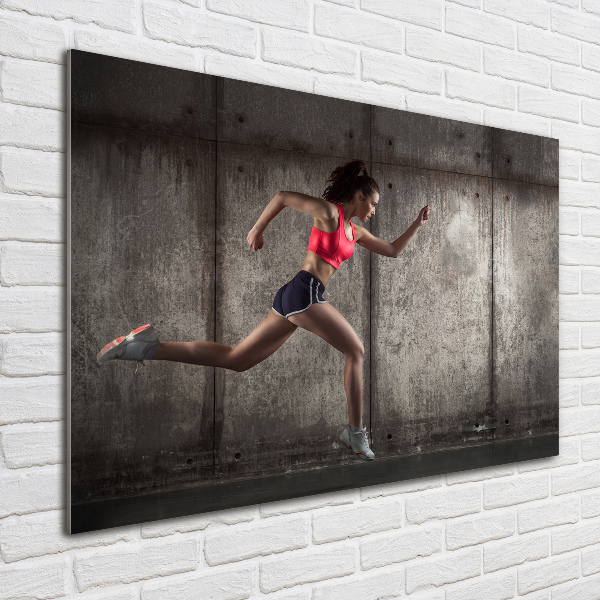 Wall art acrylic Running