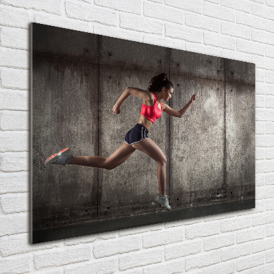 Wall art acrylic Running