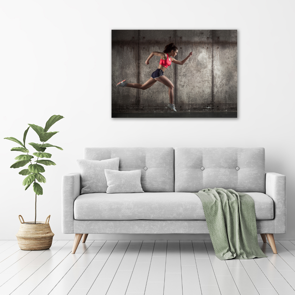 Wall art acrylic Running