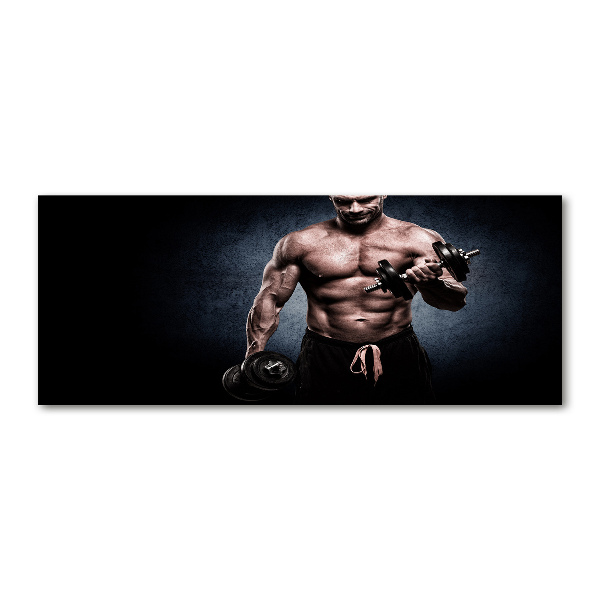 Acrylic wall art Muscle structure