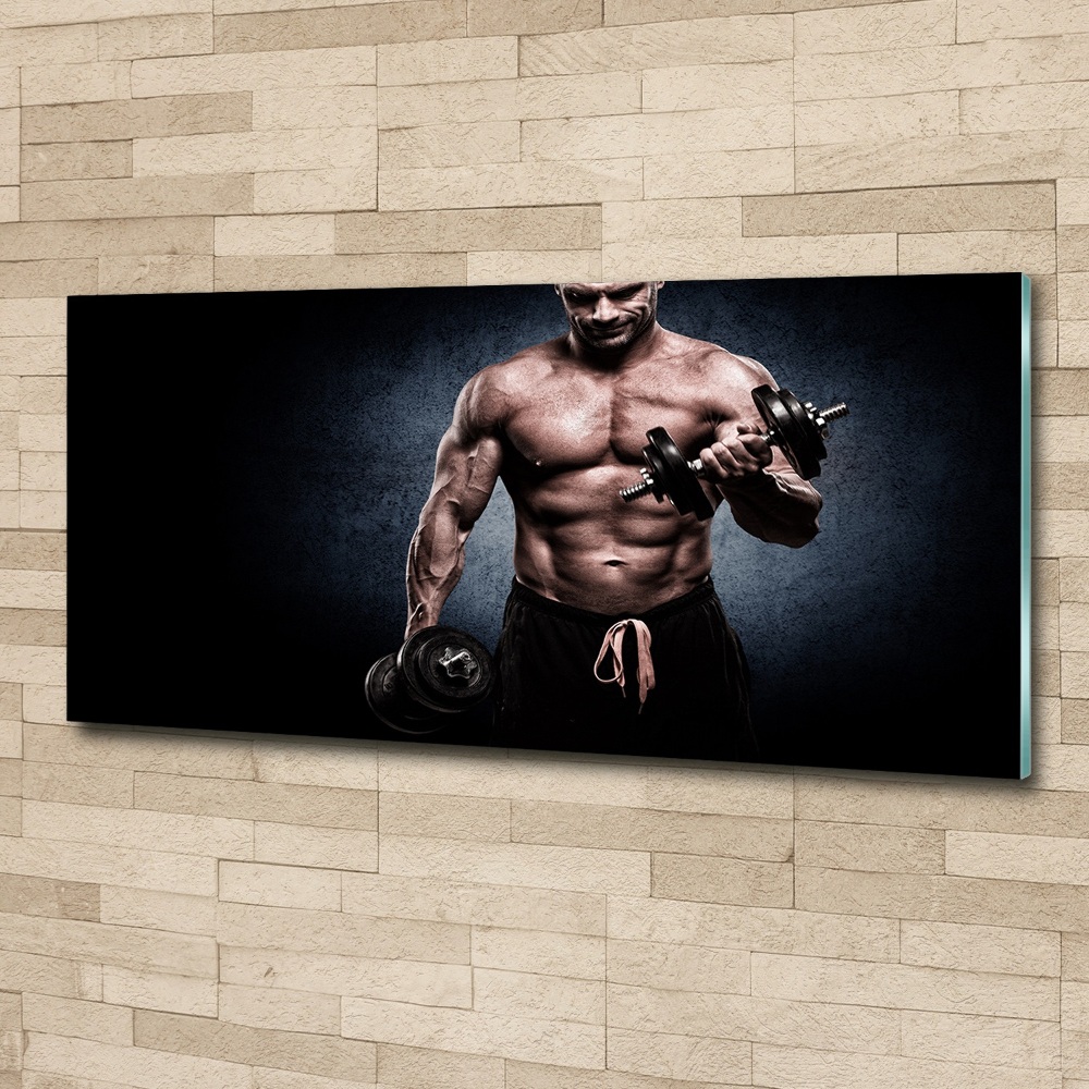 Acrylic wall art Muscle structure