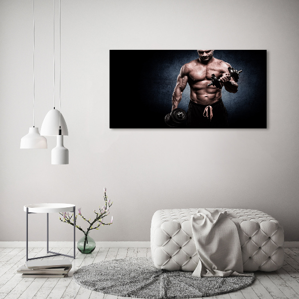 Acrylic wall art Muscle structure