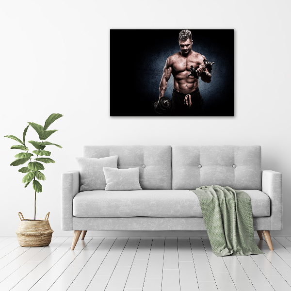 Acrylic wall art Muscle structure