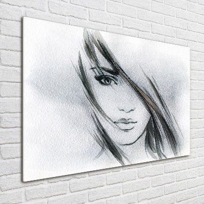 Print on acrylic Portrait of a woman