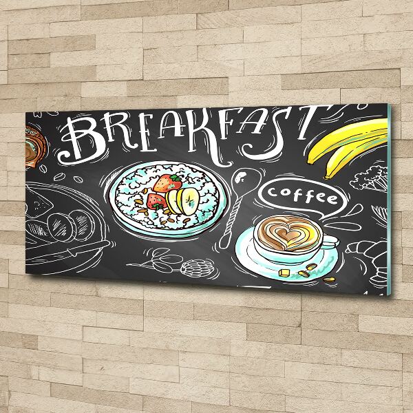 Acrylic print Breakfast