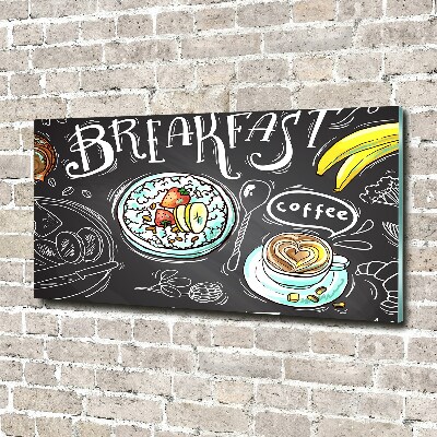 Acrylic print Breakfast