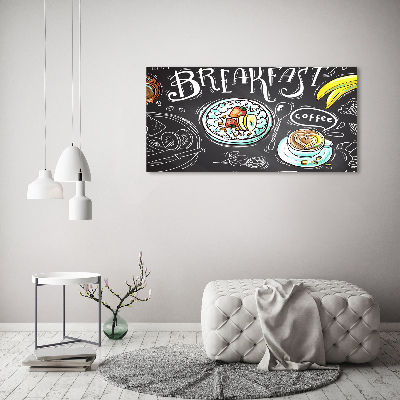 Acrylic print Breakfast